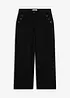Twill broek met sierknopen, bonprix