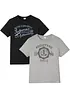 T-shirt (set van 2), bonprix