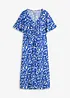 Jersey jurk met plooitjes, bonprix