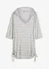 Lang strandshirt met capuchon van viscose, bonprix