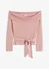 Korte off-shoulder trui, bonprix