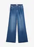 High waist jeans wide leg, bonprix