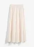 Gestreepte maxi rok van puur katoen, bonprix