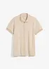 Piqué poloshirt met ritssluiting van katoen, bonprix
