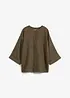 Oversized blouse van puur linnen, bonprix