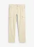 Slim fit stretch cargo broek, straight, bonprix
