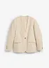 Blazer zonder kraag, van linnen, bonprix