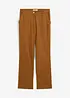 High waist linnen broek van een linnen-viscosemix, bonprix