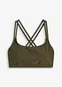Bralette bikinitop met gekruiste bandjes, bonprix