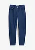 Barrel jeans mid waist, biologisch katoen, bonprix
