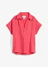 Blouse met korte mouwen van luchtige mousseline, bonprix