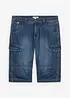 Lichte jeans cargo bermuda, relaxed fit, bonprix