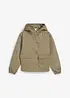 Twill jas met opgezette zakken en capuchon, bonprix