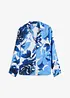 Gedessineerde blouse van satijn, bonprix