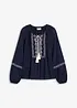 Oversized blouse met borduursel, bonprix