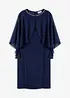 Bodycon jurk met afneembare cape, bonprix