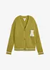 Oversized gebreid vest met borduursel, bonprix