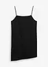 Asymmetrische top met spaghettibandjes van viscosemix, bonprix