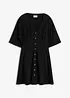 Getailleerde mini jurk, bonprix