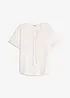Shirt tuniek met kanten lint, bonprix