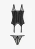 Bustier met jarretels en slip (2-dlg. set), bonprix