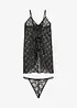 Slipdress en string (2-dlg. set), bonprix