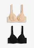 Beugel bh met sierlijk kant (set van 2), bonprix