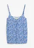 Gebloemde top van soepele viscose, bonprix
