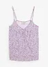 Gebloemde top van soepele viscose, bonprix