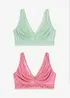 Feel Comfort bralette van zacht materiaal (set van 2), bonprix