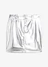Minirok in metallic look, bonprix
