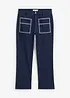 High waist straight jeans cropped, bonprix