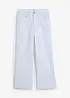 Wide leg jeans high waist, cropped, bonprix