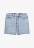 Jeans bermuda mid waist, low stretch, bonprix