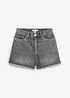 Jeans short high waist, low stretch, bonprix