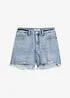 Jeans short high waist, low stretch, bonprix