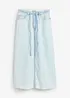 Midi spijkerrok mid waist, superzacht, bonprix