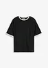 Shirt met kanten rand, bonprix