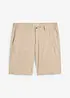 Chino bermuda regular fit met linnen, bonprix