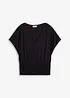 Shirt met gesmokte zoom, bonprix