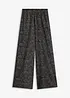 Jersey broek van gestructureerde crêpe, bonprix