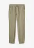 Regular fit instapbroek van mousseline, tapered, bonprix