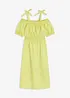 Off shoulder jurk van biologisch katoen, bonprix