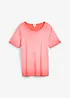 T-shirt van biologisch katoen in washed out look, bonprix