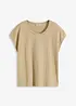 Shirt in linnenlook, bonprix