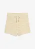 Gebreide short met voering, bonprix