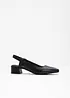Leren slingback pumps, bonprix