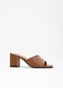 Leren slippers, bonprix