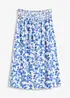 Jersey rok met brede tailleband, bonprix