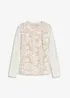 Longsleeve van kant, bonprix